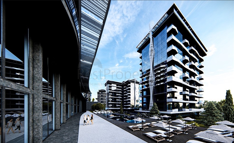 شقة بغرفة نوم واحدة على بعد 900 متر من البحر في حي أفسالار 