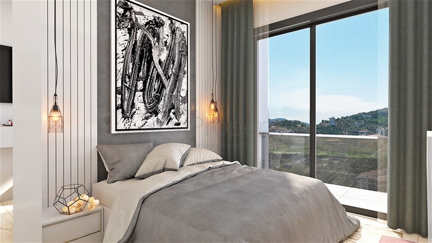 شقة جديدة بغرفة نوم واحدة في منطقة أوبا