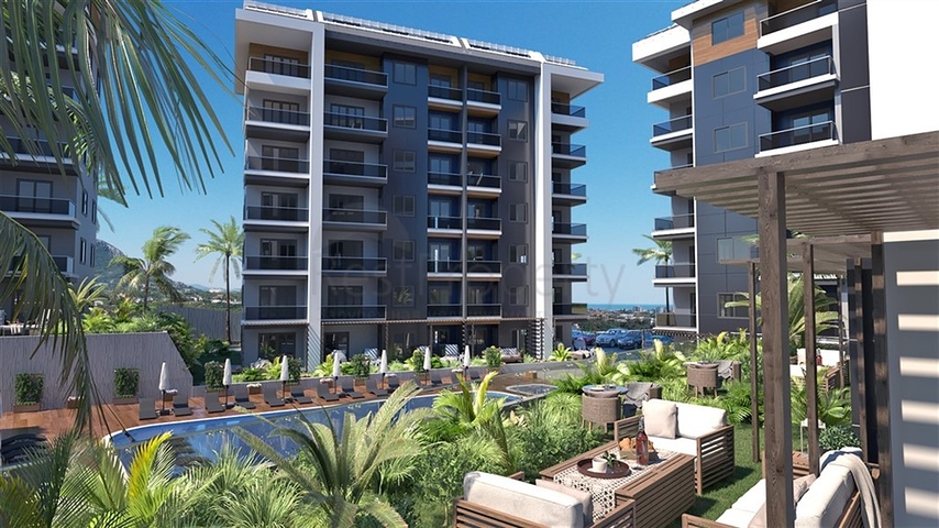 شقة جديدة بغرفة نوم واحدة في منطقة أوبا