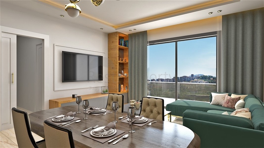 شقة جديدة بغرفة نوم واحدة في منطقة أوبا