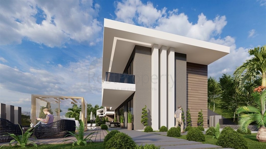 فلل للبيع في الانيا - اطلالة بحر وقلعة - بالاقساط حتى تاريخ التسليم - مركز الانيا 