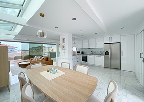 بنتهاوس 3+1 مع إطلالات على البحر والجبل