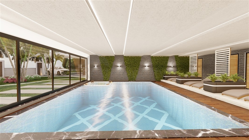 شقة 1+1 في مجمع جديد في منطقة أوبا