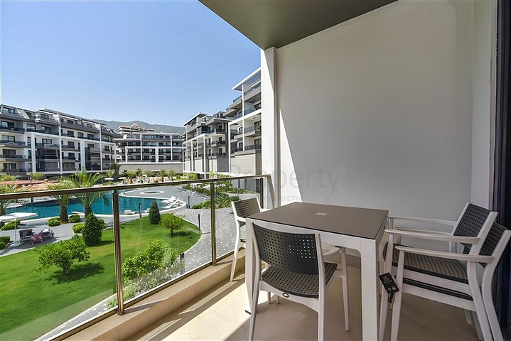 شقة 1+1 في واحدة من أفضل المواقع في منطقة أوبا