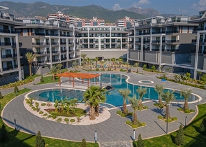 شقة 1+1 في واحدة من أفضل المواقع في منطقة أوبا