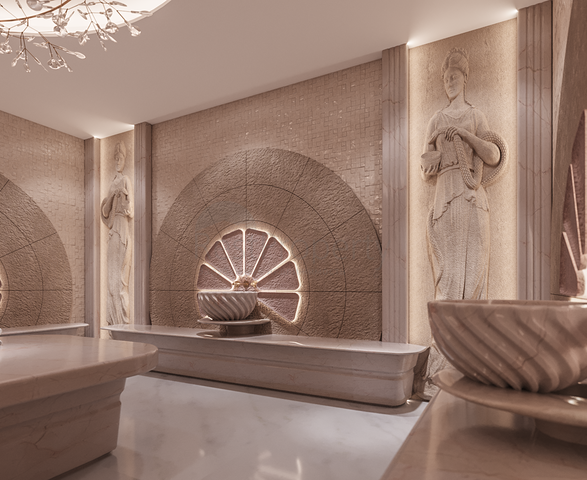 شقق من غرفتين في مجمع منطقة أوبا