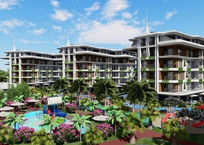 شقق من غرفتين في مجمع منطقة أوبا