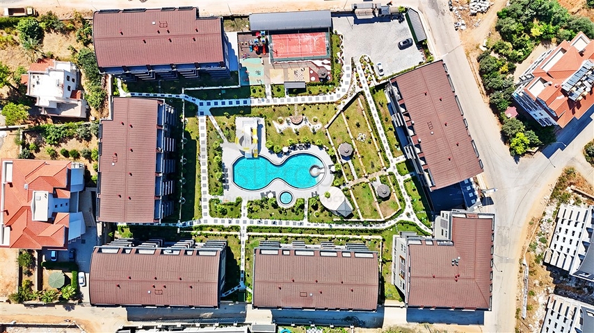 شقة 2 + 1 في منطقة أوبا من مطور جودة 