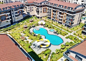 شقة 2 + 1 في منطقة أوبا من مطور جودة 