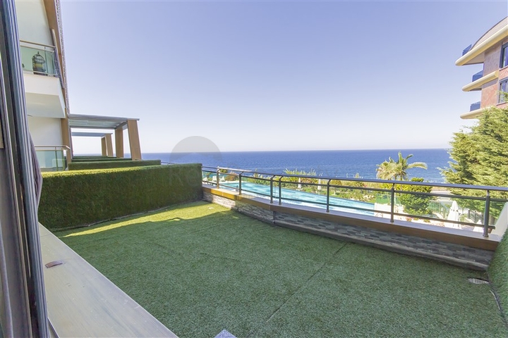 شقة مفروشة 2 + 1 مطلة على البحر في منطقة كارجيجاك