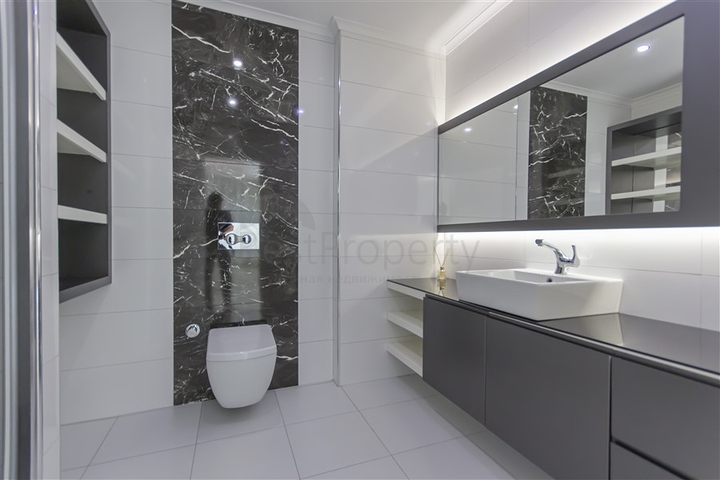 شقة مفروشة 2 + 1 مطلة على البحر في منطقة كارجيجاك