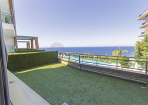 شقة مفروشة 2 + 1 مطلة على البحر في منطقة كارجيجاك