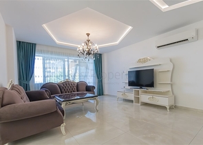 شقة مفروشة 2 + 1 مطلة على البحر في منطقة كارجيجاك