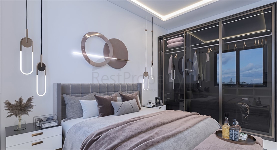 شقة بغرفة نوم واحدة في مجمع مع بنية تحتية متطورة