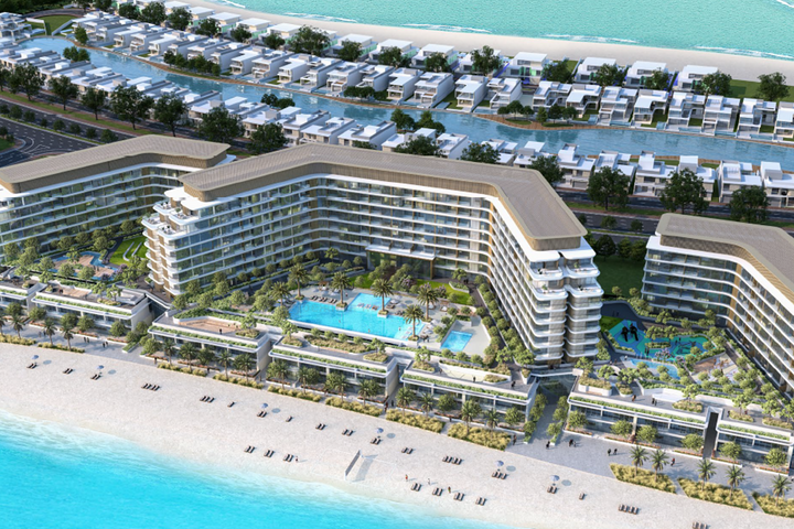 شقق فاخرة على البحر في بلو آيلاند