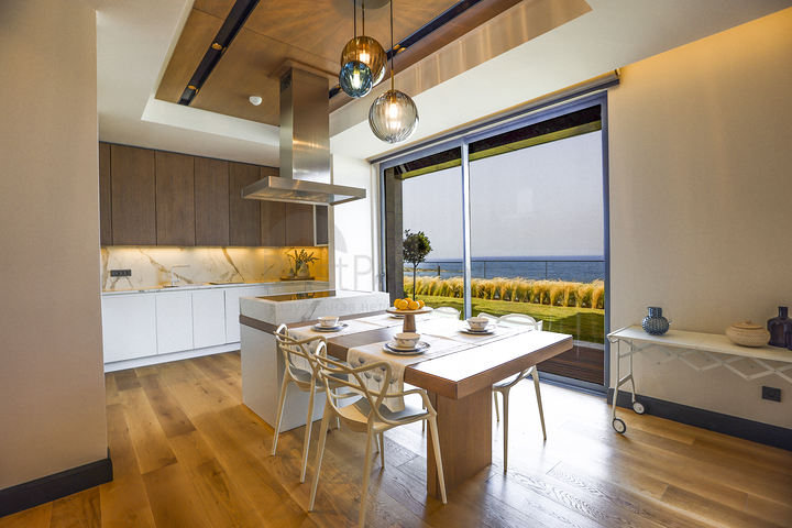 مساكن وفيلات مطلة على البحر في منطقة غيوميوشليوك