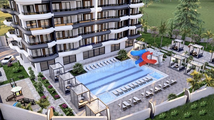 1 + 1 شقة في مجمع جديد مع البنية التحتية للفندق