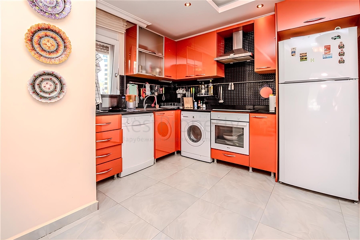 شقة 2+1 في مجمع مع بنية تحتية من نوع الفندق في منطقة أفسالار