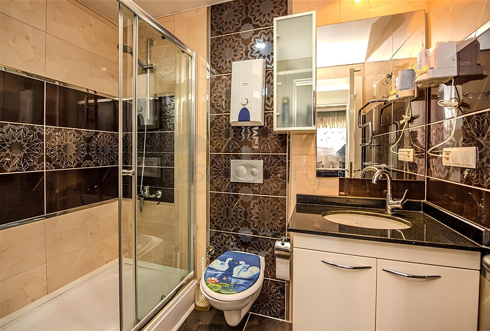 شقة 2+1 في مجمع مع بنية تحتية من نوع الفندق في منطقة أفسالار