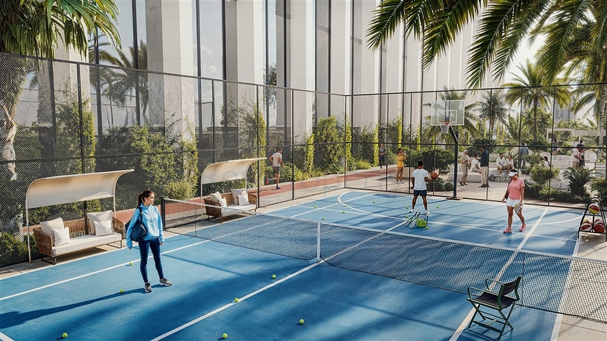 شقق فاخرة مطلة على المدينة في ناطحة سحاب في دبي