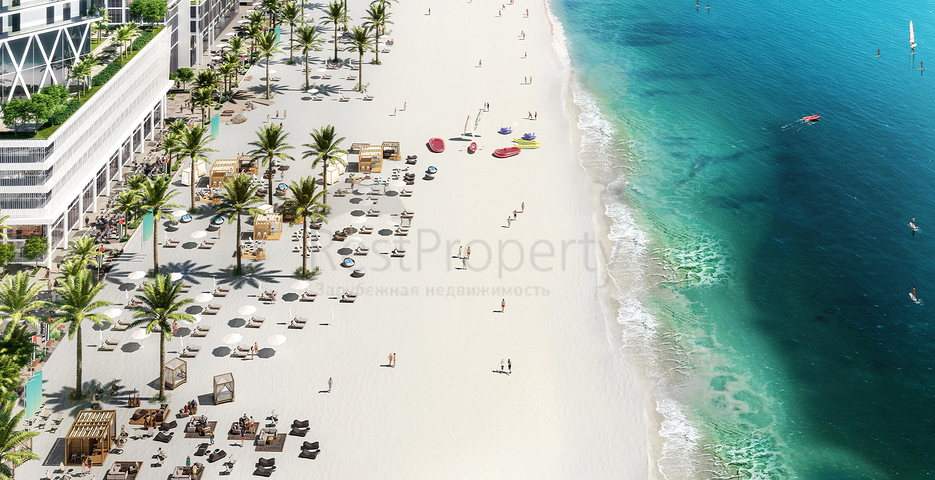 شقق على شاطئ البحر مطلة على البحر وكازينو في رأس الخيمة