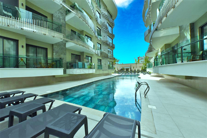 شقة 1+1 في وسط ألانيا في واحدة من أفضل المجمعات لفترة طويلة فقط