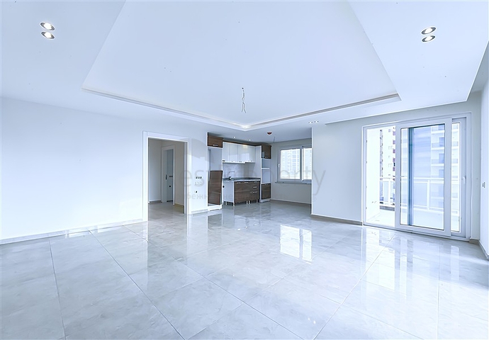 ضمن مجمع سكني حديث - شقة غرفة وصالة - مفروشة - في مهموتلار / الانيا 