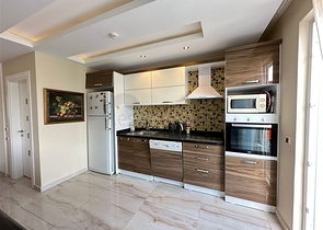 مجمع فاخر - شقق غرفتين وصالة - مفروشة - في مهموتلار / الانيا 