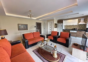 مجمع فاخر - شقق غرفتين وصالة - مفروشة - في مهموتلار / الانيا 