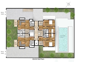 مشروع جاهز في انطاليا 300 م عن البحر