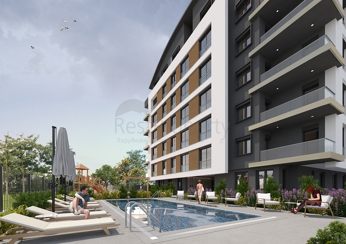 شقق 2 + 1 ، 3 + 1 في منطقة اونجالي في كونيالتي أنطاليا