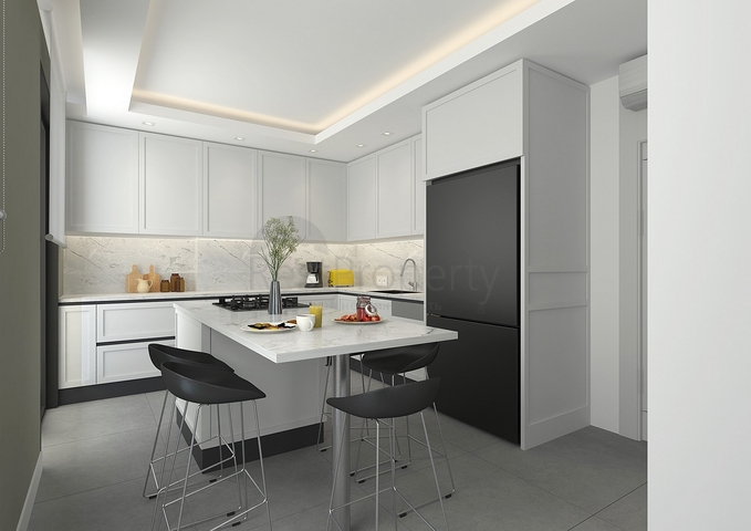 شقق 2 + 1 ، 3 + 1 في منطقة اونجالي في كونيالتي أنطاليا