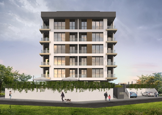 شقق 2 + 1 ، 3 + 1 في منطقة اونجالي في كونيالتي أنطاليا