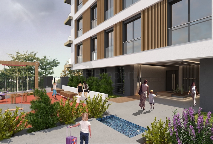 شقق 2 + 1 ، 3 + 1 في منطقة اونجالي في كونيالتي أنطاليا