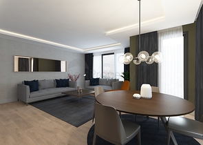 شقق 2 + 1 ، 3 + 1 في منطقة اونجالي في كونيالتي أنطاليا