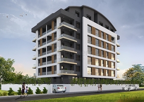 شقق 2 + 1 ، 3 + 1 في منطقة اونجالي في كونيالتي أنطاليا