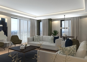 شقق 2 + 1 ، 3 + 1 في منطقة اونجالي في كونيالتي أنطاليا