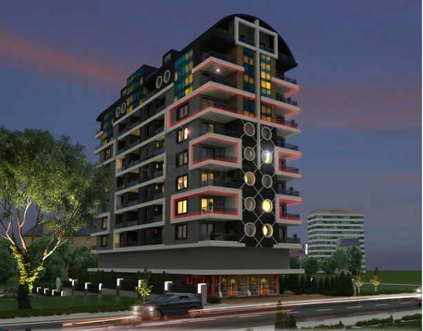 تصميم عصري - شقق ضمن مجمع سكني حديث - مهموتلار / الانيا 