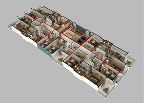 تصميم عصري - شقق ضمن مجمع سكني حديث - مهموتلار / الانيا 