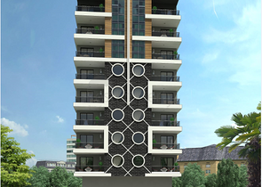 تصميم عصري - شقق ضمن مجمع سكني حديث - مهموتلار / الانيا 