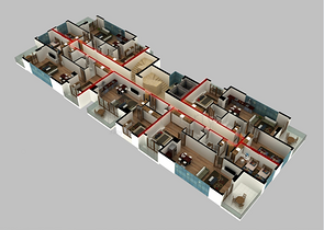 تصميم عصري - شقق ضمن مجمع سكني حديث - مهموتلار / الانيا 