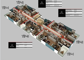 تصميم عصري - شقق ضمن مجمع سكني حديث - مهموتلار / الانيا 