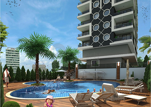 تصميم عصري - شقق ضمن مجمع سكني حديث - مهموتلار / الانيا 