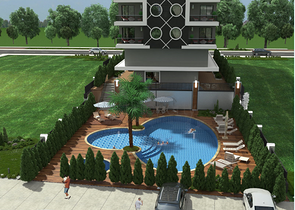 تصميم عصري - شقق ضمن مجمع سكني حديث - مهموتلار / الانيا 