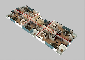 تصميم عصري - شقق ضمن مجمع سكني حديث - مهموتلار / الانيا 