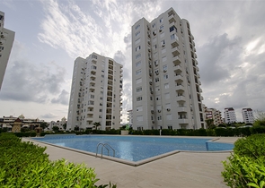 شقة 3 + 1 مع مطبخ منفصل في منطقة كوندو 200 م على البحر