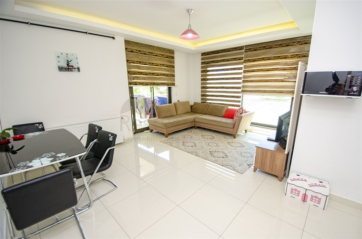 شقة بغرفة نوم واحدة مع أثاث في مجمع فندقي