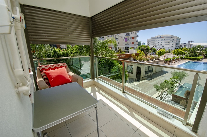 شقة بغرفة نوم واحدة مع أثاث في مجمع فندقي