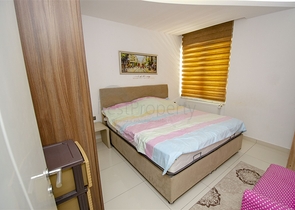 شقة بغرفة نوم واحدة مع أثاث في مجمع فندقي