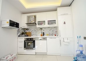 شقة بغرفة نوم واحدة مع أثاث في مجمع فندقي